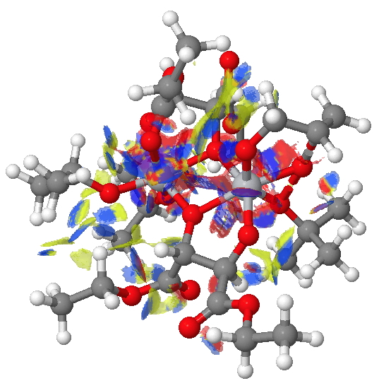 (R)-diastereomer. NCI surfaces