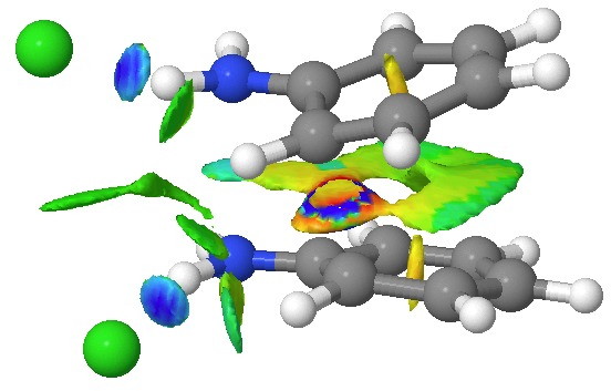 NCI surface for  3,3 rearrangement. Click for  3D.