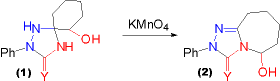 Oxidation of a Spirotriazolidinon