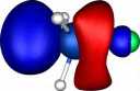 The anti-bonding sigma star molecular orbital of fluorogsilane
