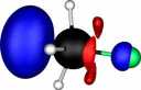 The anti-bonding sigma star molecular orbital of fluorostannane